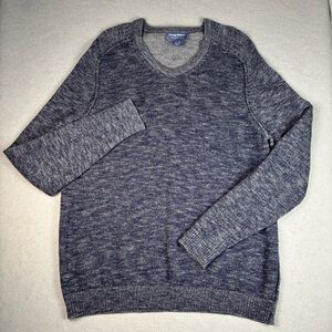 Tommy Bahama Reversible Pullover Sweater XL Blue/Gray